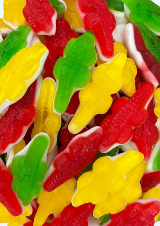 Crocodiles assortis Lisses - 100 gr