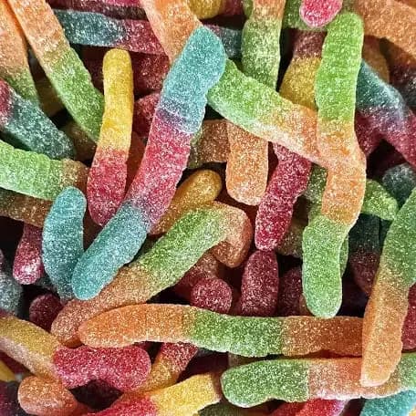 Vers de terre sucrés - 100 gr