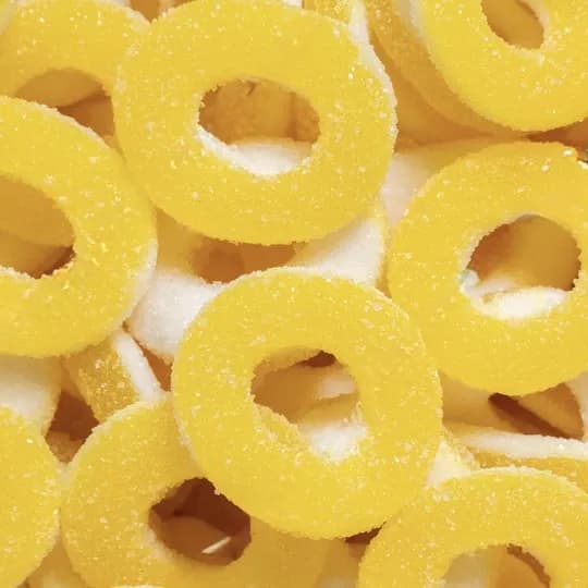 Anneaux bananes sucrés - 100 gr