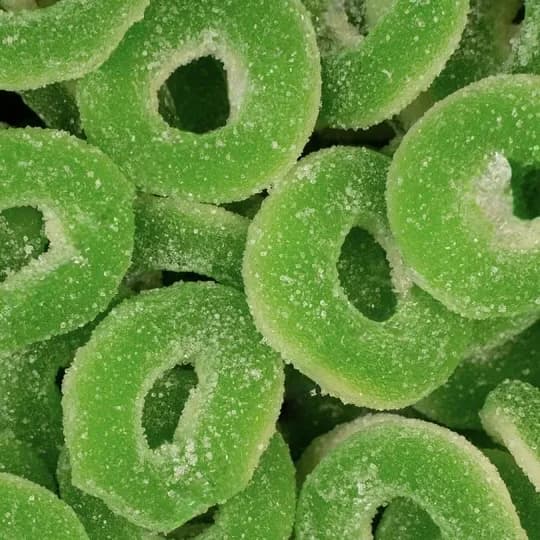 Anneaux pomme sucrés - 100 gr