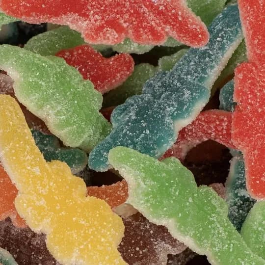 Crocodiles acides - 100 gr