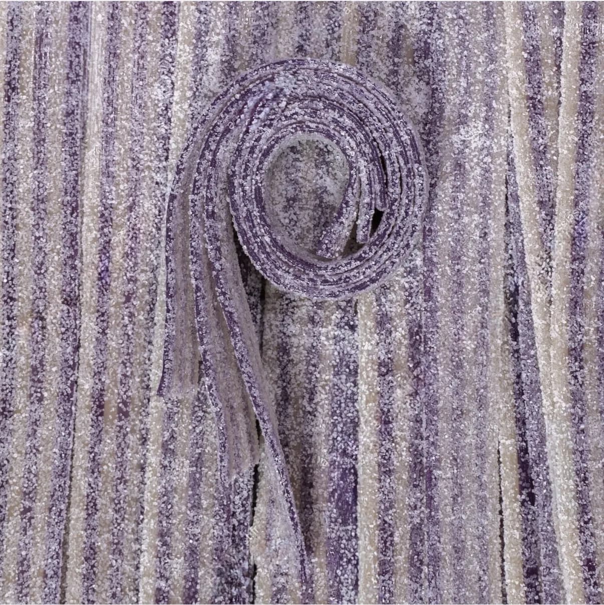 Rubans acidulés vanille groseille - Lot de 10u