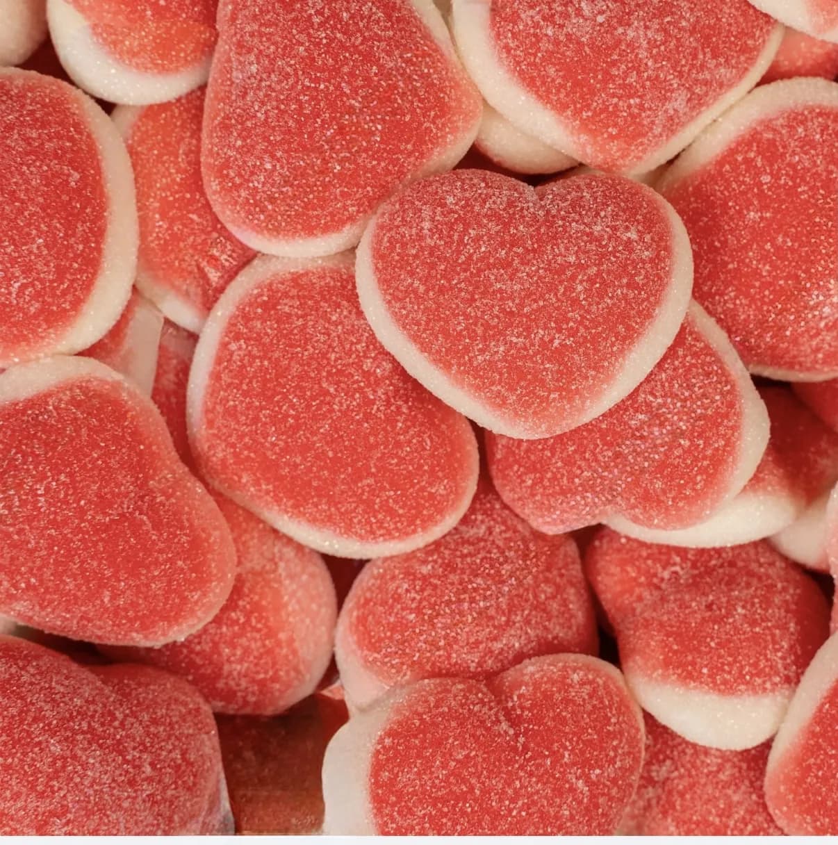 Doubles coeurs pêches sucrés - 100 gr