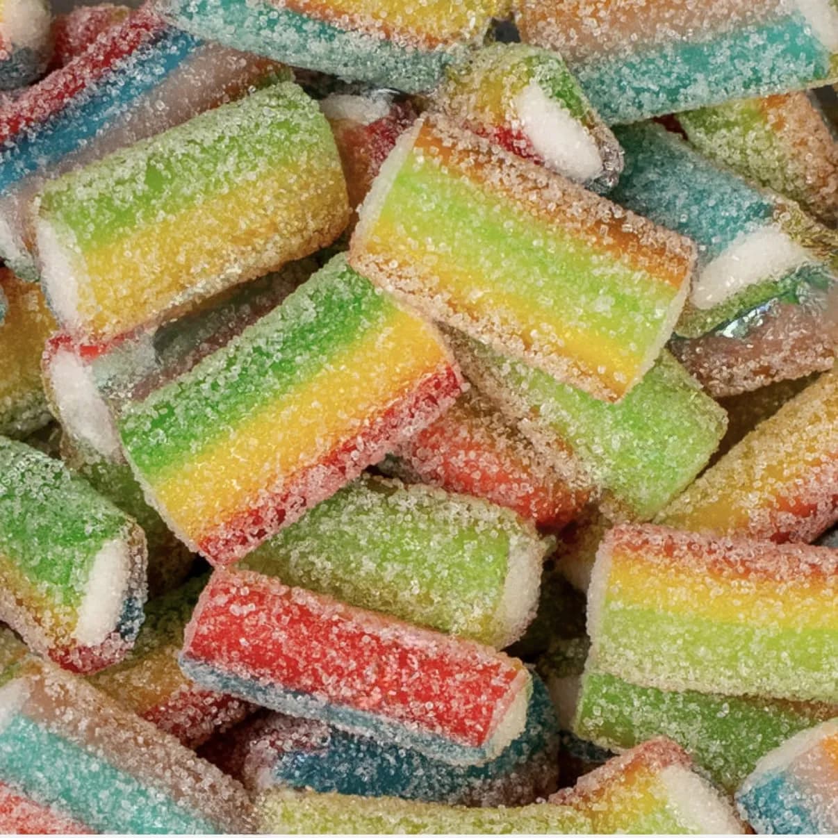 Minis jumbos colorés sucrés - 100 gr