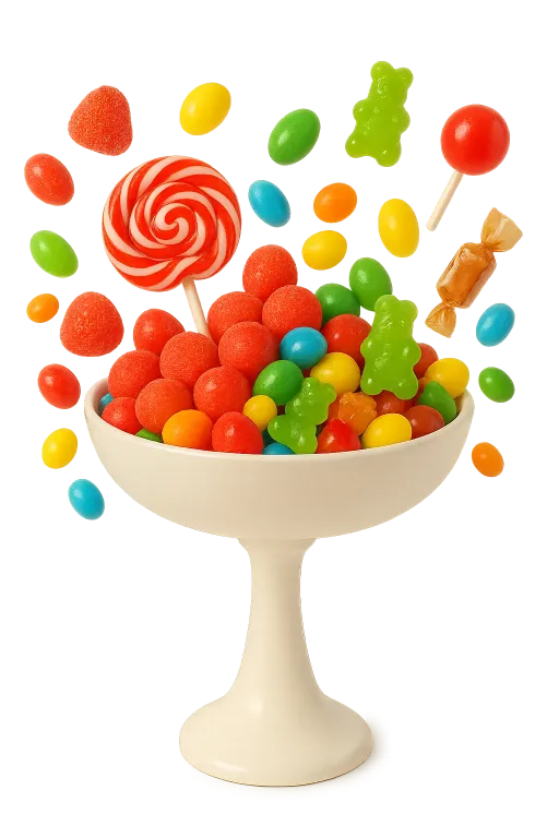 Corbeille de bonbons